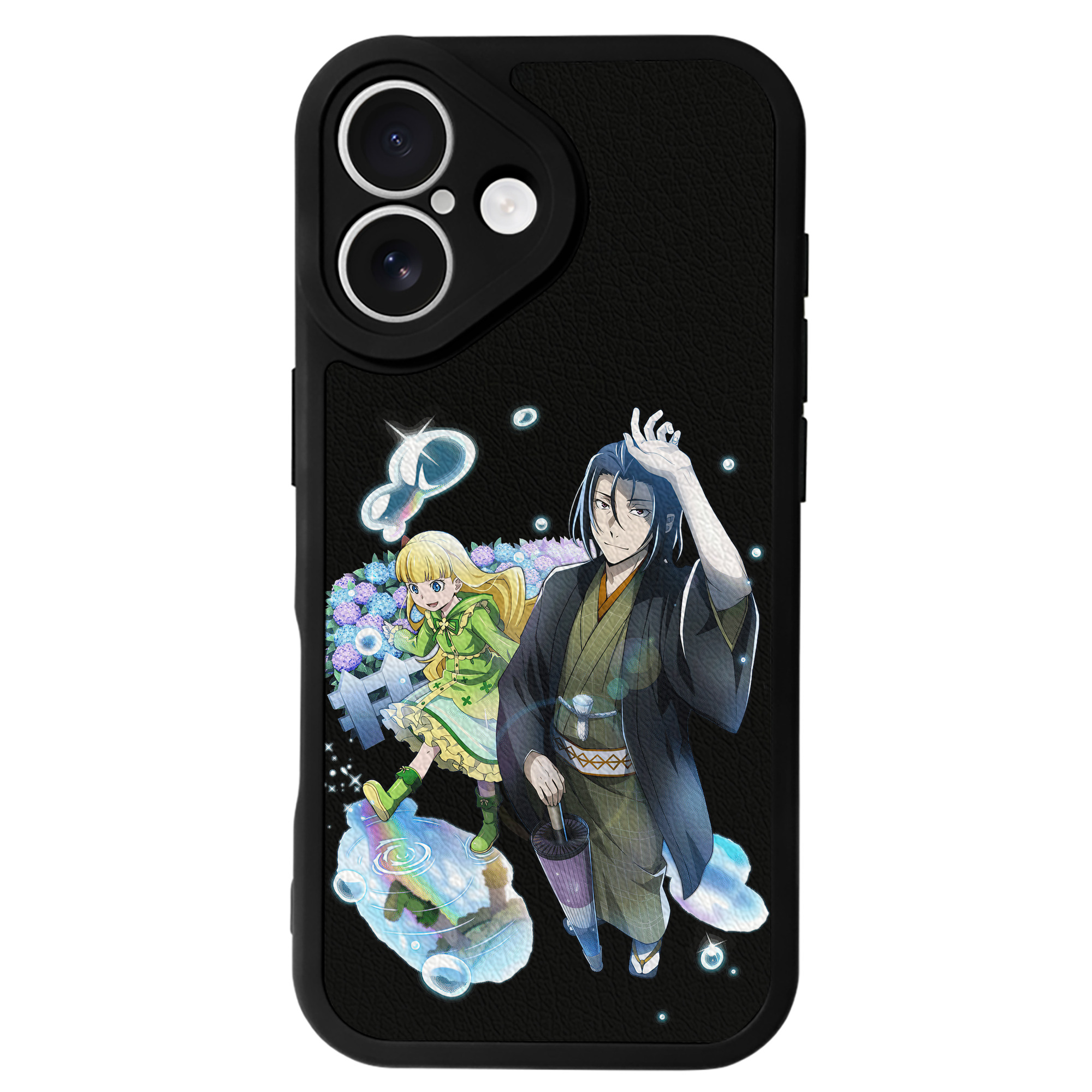 （画像用） 文豪ストレイドッグス Bungo Stray Dogs 【iPhone 16シリーズ対応】シリコンスマホケース（レザー調） 材質：シリコン